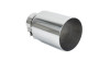  Универсален накрайник за ауспух RACES INOX 101mm, вход 76mm - Гланц 
