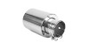  Универсален накрайник за ауспух RACES INOX 101mm, вход 76mm - Гланц 