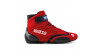 Състезателен обувки Sparco TOP с FIA удобрение, RED