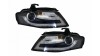 Комплект Фарове,Предна решетка и капаци за халогени подходящи за AUDI A4 B8 8K (2008-2011) RS Design Piano Black