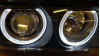 Кристални фарове  Angel Eyes BMW E39  (1995-2000) - черни