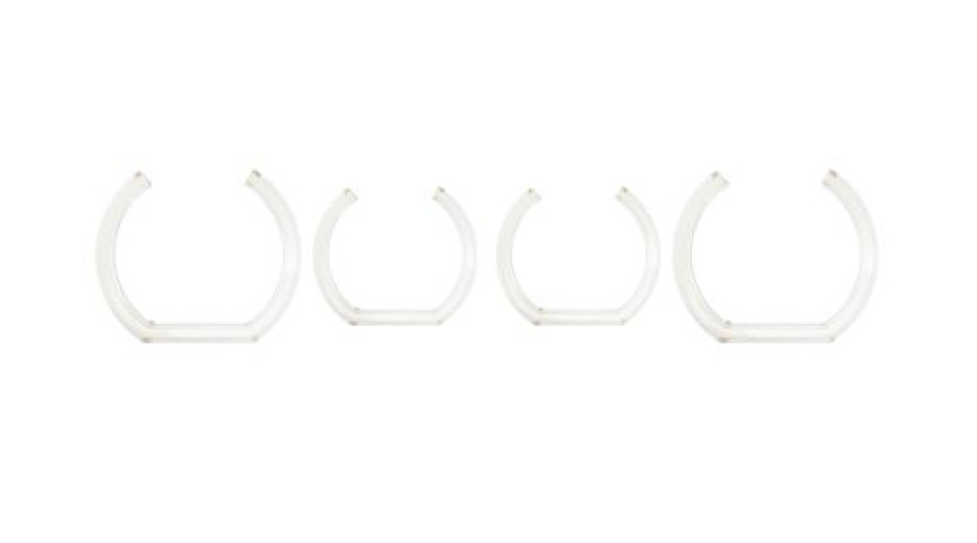 Диодни Ангелски Очи  за BMW E90 - U-Design Crystal бели