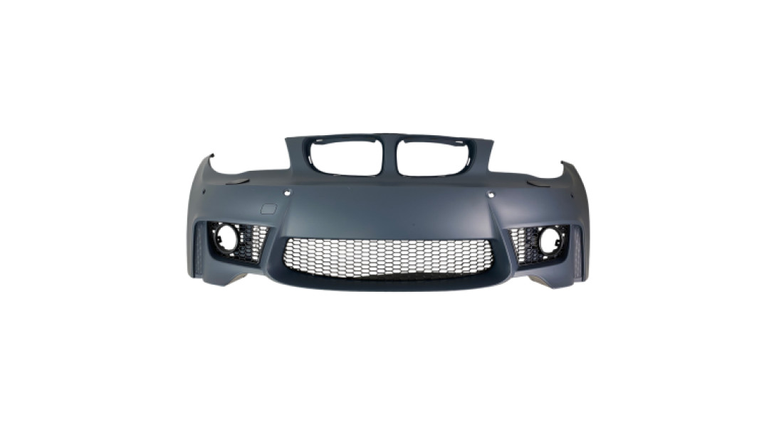 Предна броня за BMW E81 / E87 (2004-2011) - M1 дизайн с отвори за халогени