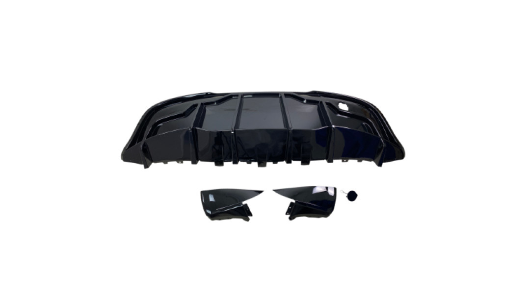 Дифузер за задна броня за Tesla Model Y - черен гланц