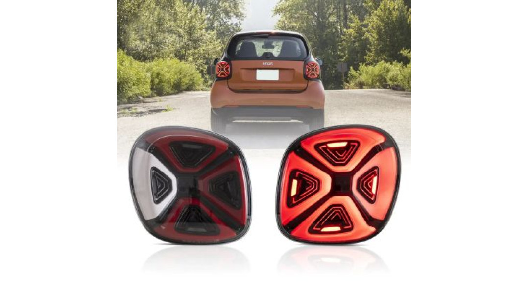 Диодни стопове за SMART W453 (2015-2019) Fortwo / Forfour - червени