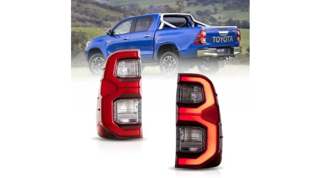 Диодни стопове за TOYOTA HILUX (2015-2022) - червени
