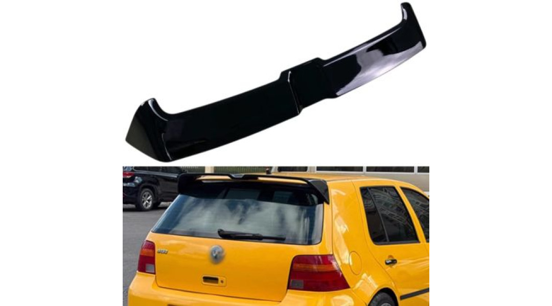 Спойлер антикрило за Volkswagen Golf 4 (1998-2004) - OTR черен гланц