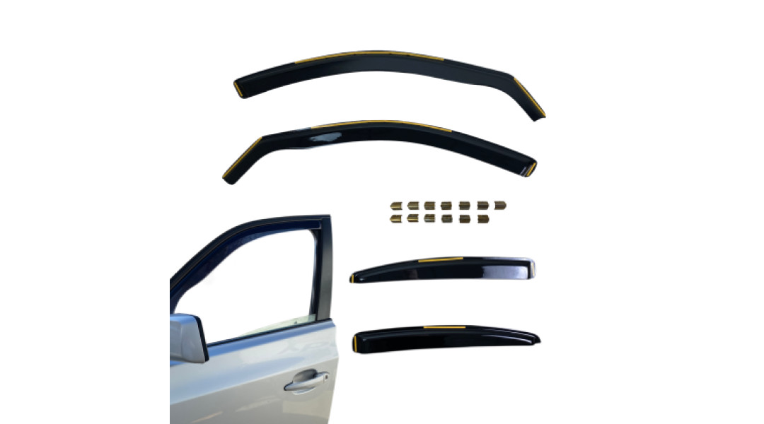 Ветробрани за Audi A3 (2012-2020) sportback - 4бр. предни и задни - черни