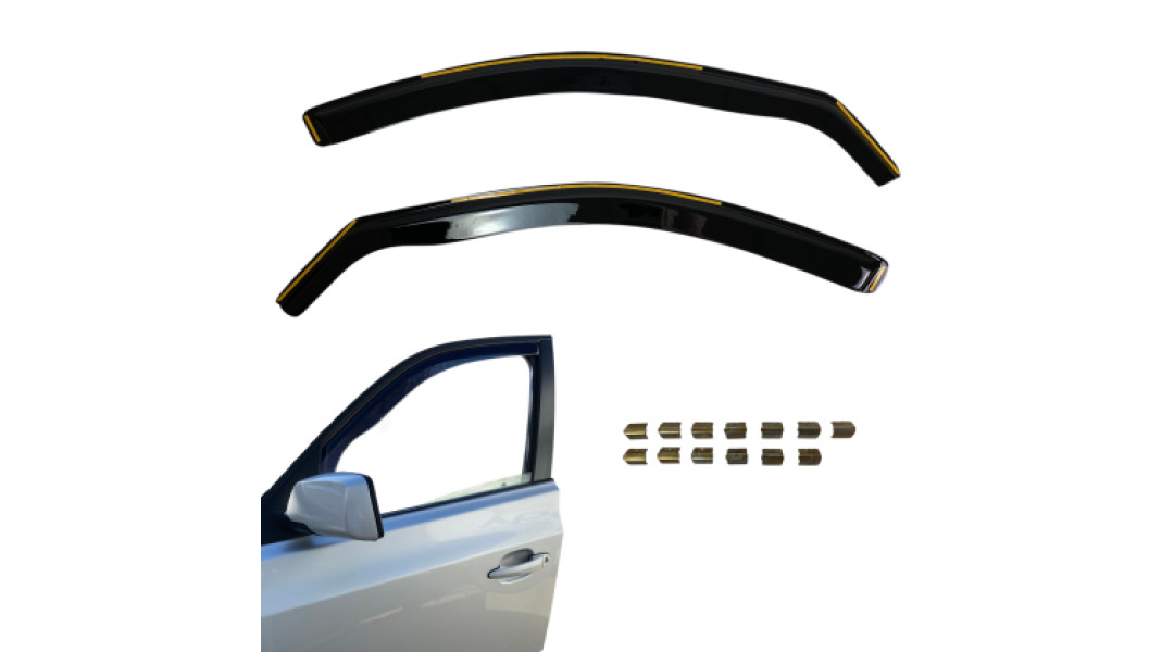 Ветробрани за Vw Polo (2009-2017) 3 врати - 2бр. предни - черни