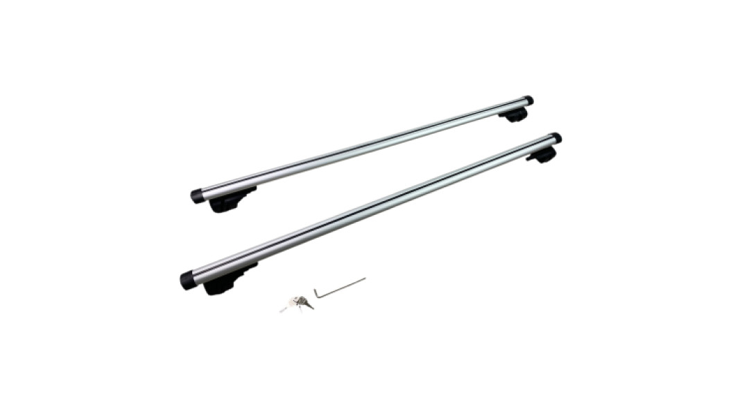 Греди напречни за багажник за кола - за стандартни надлъжни релси 135cm с ключ