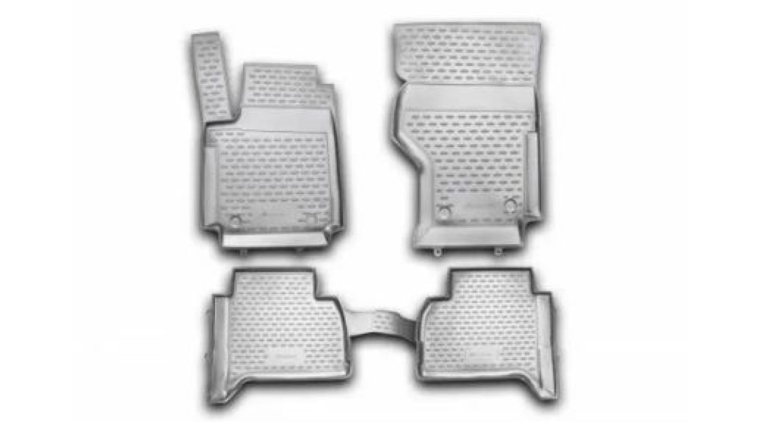 3D Гумени стелки за VW Amarok (2010-2020) - 4 pcs.