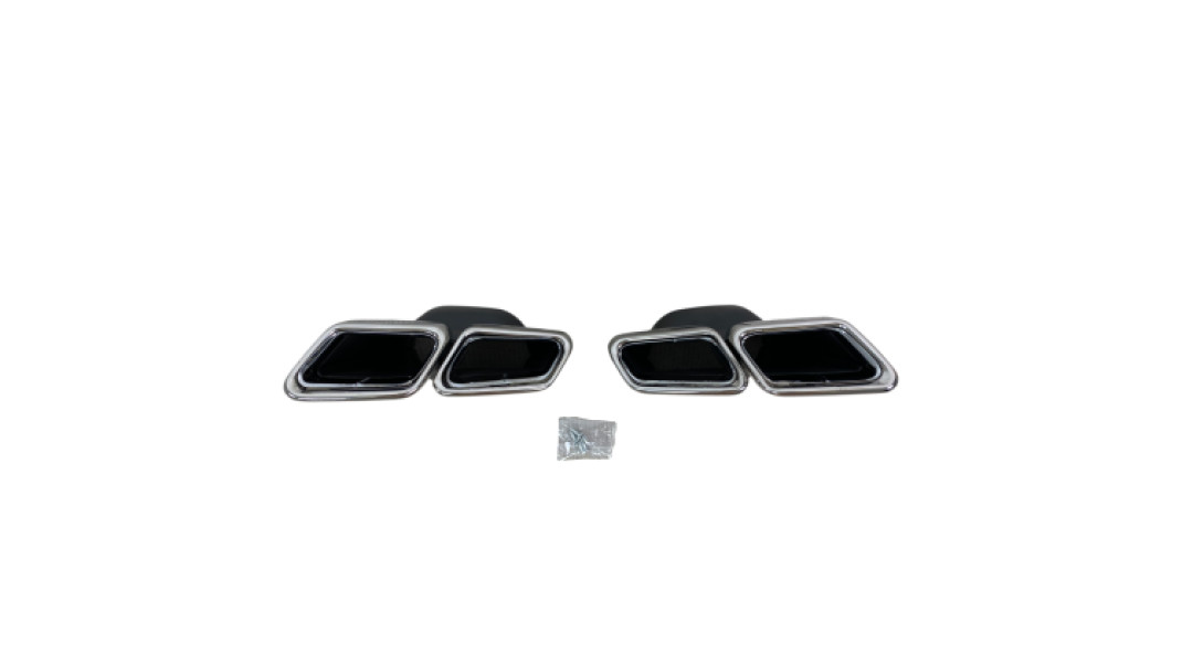 Накрайници за Mercedes E-Class W212 / S-Class W222 - хром