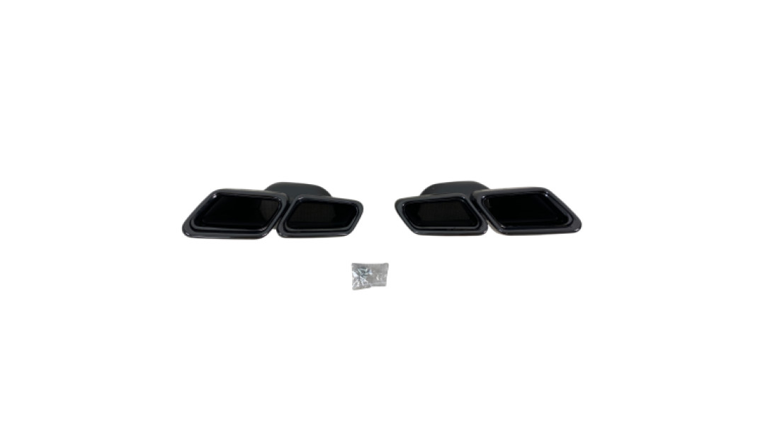 Накрайници за Mercedes E-Class W212 / S-Class W222 - черни