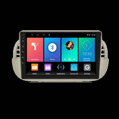 399.90лв - Андроид 12 - 4-ядрен CPU, 1GB RAM, 16GB ROM, RDS FIAT 500 2007-2015 9