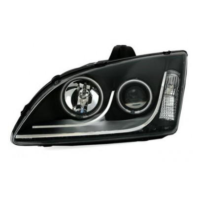 Кристални фарове FORD FOCUS (05-08)- черни