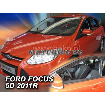 Ветробрани за FORD FOCUS III (2011+) 5 врати , Sedan - 4бр. предни и задни