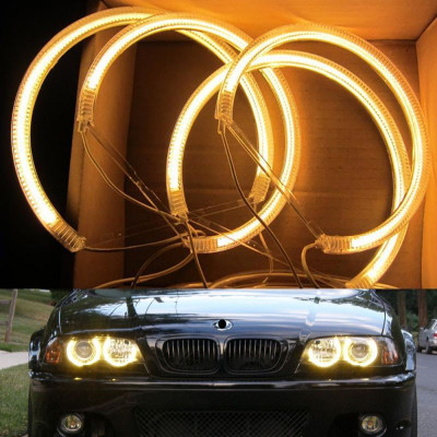 Ангелски Очи CCFL за BMW Е36 / E38 / E39 - Жълт цвят