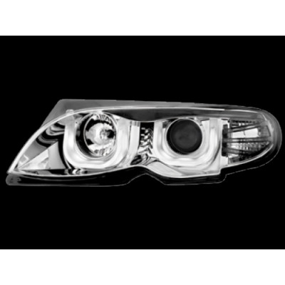 Кристални фарове BMW E46 седан (2001-2003) - хром