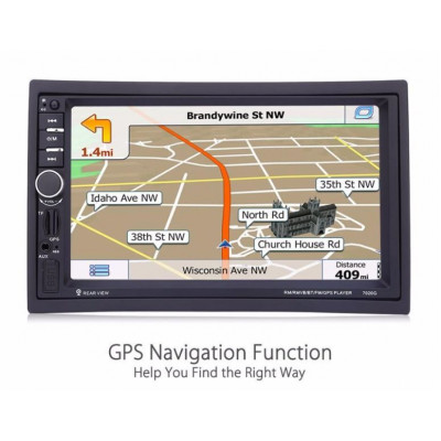 7" Навигация Европа Touch Screen Мултимедия Bluetooth Mp5 USB с КАМЕРА 