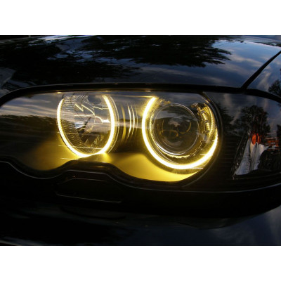 Ангелски Очи CCFL за BMW E46 седан, комби (1998-2005) / купе (1998-2003) - Жълт цвят