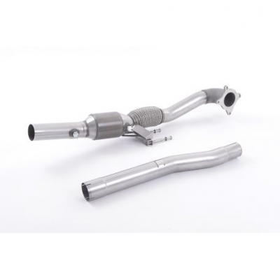 Чугунен Downpipe с оригинален катализатор Milltek Volkswagen Golf Mk6 R 2009-2013