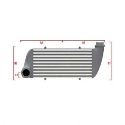 Competition custom intercooler Wagner по мярка 500мм x 400мм x 100мм