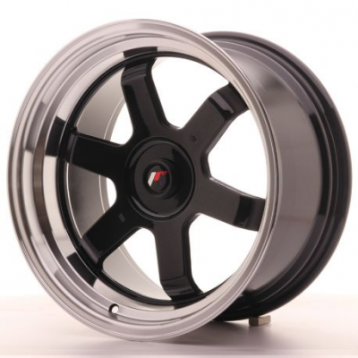 Japan Racing JR12 17x9 ET25 Blank Gloss Black