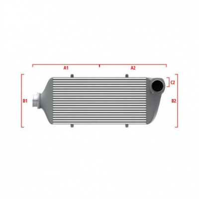 Competition custom intercooler Wagner по мярка 500мм x 205мм x 80мм