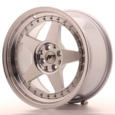 Japan Racing JR6 17x9 ET35 4x100/114 Machined Sil