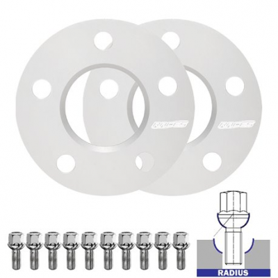 Комплект от 2бр фланци (дистанционни) за Jaguar XJ XJ40 - 10mm, 5x120.65, 73,8