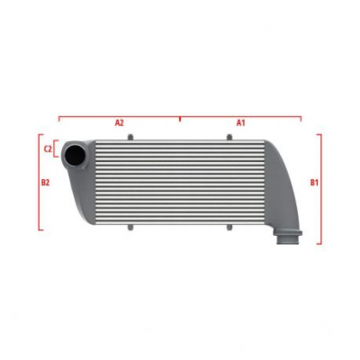 Competition custom intercooler Wagner по мярка 550мм x 400мм x 100мм