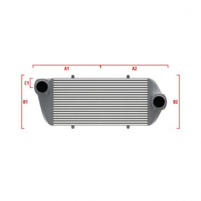 Competition custom intercooler Wagner по мярка 500мм x 205мм x 80мм