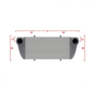 Competition custom intercooler Wagner по мярка 600мм x 205мм x 80мм