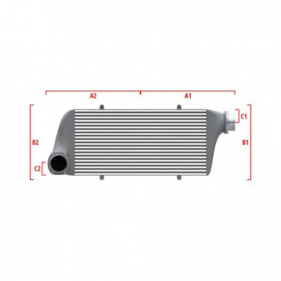 Performance custom intercooler Wagner по мярка 650мм x 400мм x 100мм