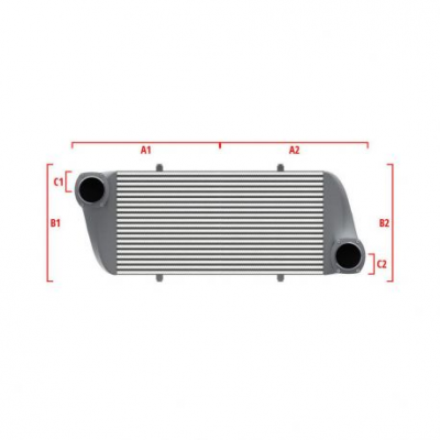 Performance custom intercooler Wagner по мярка 600мм x 300мм x 90мм