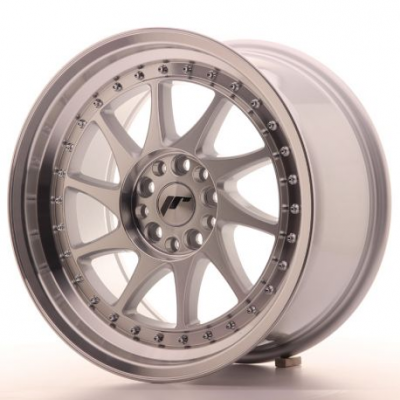 Japan Racing JR26 17x9 ET20 4x100/108 Machined Sil