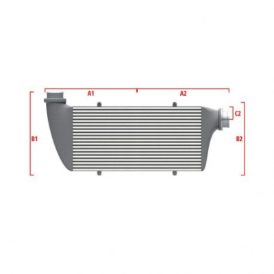 Competition custom intercooler Wagner по мярка 600мм x 300мм x 90мм