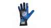 Състезателни ръкавици OMP KS-4 (вътрешни шевове) черно / сини