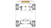 Powerflex Долен тампон за двигател Insert (голям) Track Use Seat Leon MK3 5F (2013-) Заден мост