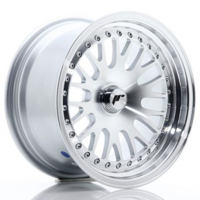 JR Wheels JR10 15x8 ET20 Blank Machined Silver