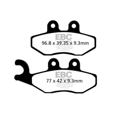 EBC Спирачни накладки Sintered SFA353HH