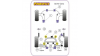 Powerflex Тампон за преден носач,заден, Caster Offset BMW Z4M E85 & E86 (2006-2009)