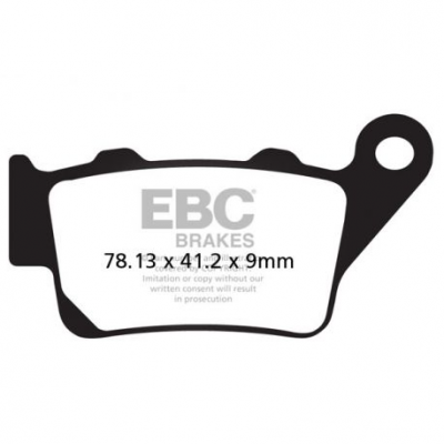 EBC Спирачни накладки Organic FA213