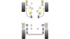 Powerflex Тампон за преден носач,заден 54mm Ford KA (1996-2008)