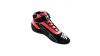 Състезателен обувки OMP KS-3 чернo/червени