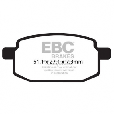 EBC Спирачни накладки SFAC SFAC169