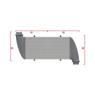 Performance custom intercooler Wagner по мярка 600мм x 205мм x 80мм