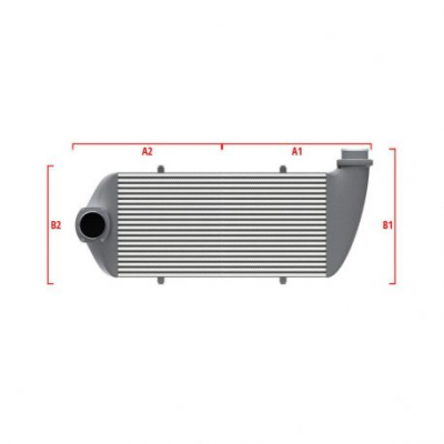 Competition custom intercooler Wagner по мярка 700мм x 205мм x 80мм