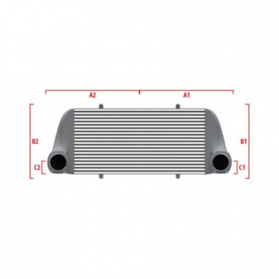 Competition custom intercooler Wagner по мярка 550мм x 400мм x 100мм