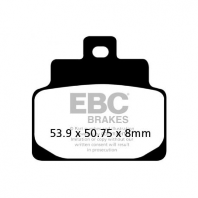 EBC Спирачни накладки Sintered SFA301HH